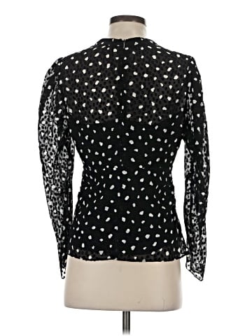 Rebecca Taylor Long Sleeve Silk Top (view 2)