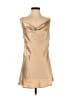 Here Comes the Sun Metallic Tan Cocktail Dress Size S - photo 1