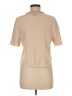 Marled Tan Short Sleeve Top Size M - photo 2