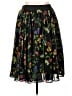 Torrid 100% Polyester Floral Black Casual Skirt Size 1X Plus (1) - photo 1