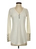 Chaser Ivory Long Sleeve Henley Size S - photo 1
