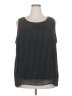 Cj Banks 100% Polyester Black Sleeveless Blouse Size 2X - photo 1