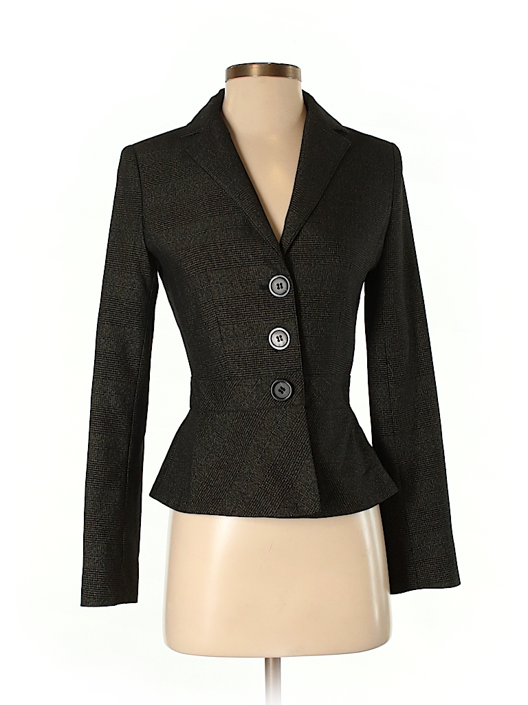 MNG Suit Solid Black Blazer Size 4 - 72% off | thredUP