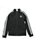 Adidas 100% Polyester Black Track Jacket Size 11 - 12 - photo 1