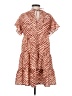 Nine West Chevron-herringbone Brown Casual Dress Size S - photo 2