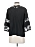 Nanette Lepore 100% Polyester Black 3/4 Sleeve Blouse Size 2 - photo 2