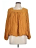 Universal Thread 100% Rayon Gold Long Sleeve Blouse Size L - photo 1