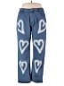 Unbranded Hearts Blue Jeans Size XXL - photo 1