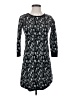 Express Graphic Gray Casual Dress Size XXS - photo 1