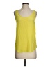 French Connection Yellow Sleeveless Blouse Size 2 - photo 1