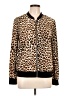 Express 100% Polyester Animal Print Gold Jacket Size L - photo 1