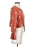 Assorted Brands 100% Rayon Orange Long Sleeve T-Shirt Size S - photo 4