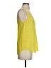 French Connection Yellow Sleeveless Blouse Size 2 - photo 4