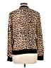 Express 100% Polyester Animal Print Gold Jacket Size L - photo 2