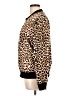 Express 100% Polyester Animal Print Gold Jacket Size L - photo 5