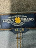 Lucky Brand Chevron-herringbone Blue Jeans Size 12 - photo 7
