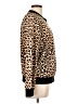 Express 100% Polyester Animal Print Gold Jacket Size L - photo 4