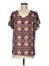 Ann Taylor LOFT Brown Short Sleeve Blouse Size M - photo 1