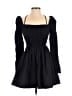 STAUD Solid Black Cocktail Dress Size S - photo 1