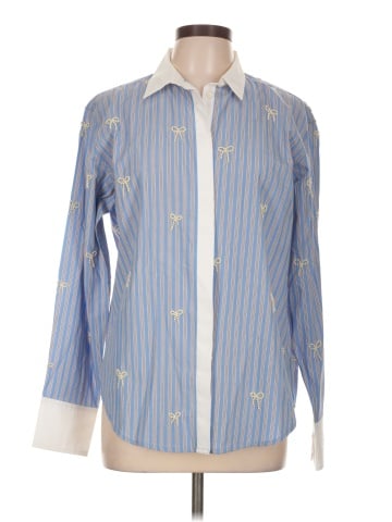 J.Crew Collection Long Sleeve Button-Down Shirt (view 1)
