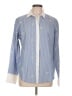 J.Crew Collection Stripes Blue Long Sleeve Button-Down Shirt Size 10 - photo 1