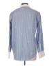 J.Crew Collection Stripes Blue Long Sleeve Button-Down Shirt Size 10 - photo 2