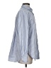 ASOS Design 100% Cotton Stripes Blue Long Sleeve Button-Down Shirt Size 2 - photo 4