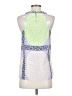 J.Crew 100% Silk Silver Sleeveless Silk Top Size 4 - photo 2