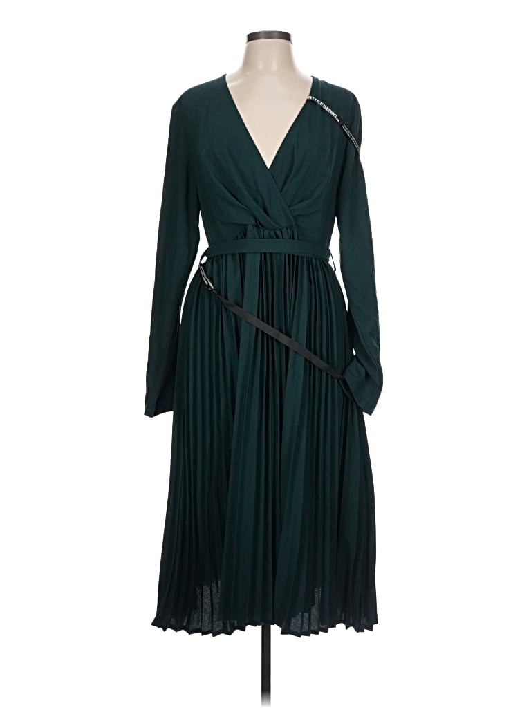 Pre-owned Prettylittlething Cocktail Dress In Teal