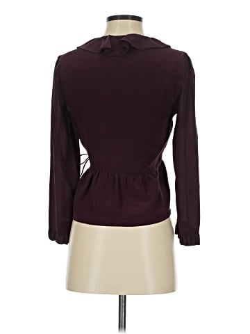 Madewell Long Sleeve Silk Top (view 2)