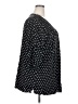Croft & Barrow 100% Rayon Polka Dots Black 3/4 Sleeve Blouse Size 2X - photo 4
