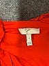 Joie 100% Silk Orange Short Sleeve Silk Top Size S - photo 7