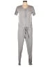 Senita Athletics Solid Gray Jumpsuit Size L - photo 1