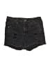 Aeropostale Black Denim Shorts Size 00 - photo 1
