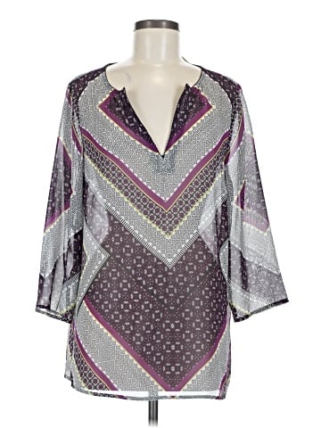 Ann Taylor Factory 3/4 Sleeve Blouse (view 1)