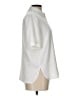 Zara Solid Ivory Short Sleeve Blouse Size L - photo 4