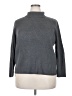 Talbots Outlet 100% Cotton Gray 3/4 Sleeve Turtleneck Size 2X - photo 1