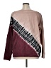 Maurices Tie-dye Burgundy Pullover Sweater Size 0X - photo 2