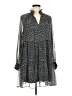 MSK 100% Polyester Gray Casual Dress Size M - photo 1