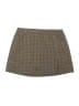 SO 100% Polyester Houndstooth Brown Casual Skirt Size M - photo 1
