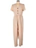 Shein Solid Tan Jumpsuit Size XL - photo 1
