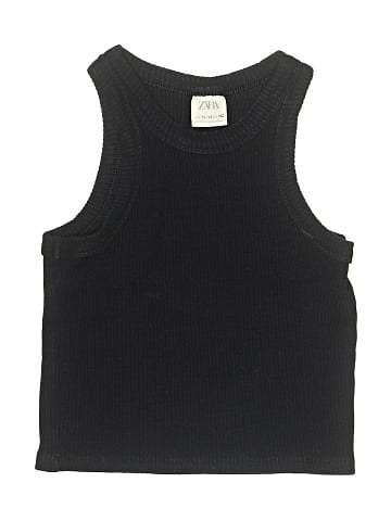 Zara Sleeveless T-Shirt (view 1)