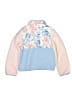 Bluey 100% Polyester Floral Blue Track Jacket Size 10 - 12 - photo 2