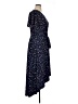 Tua Polka Dots Blue Casual Dress Size XL - photo 4