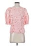 Ted Baker London Pink Short Sleeve Blouse Size 4 (1) - photo 1