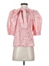 Ted Baker London Pink Short Sleeve Blouse Size 4 (1) - photo 2