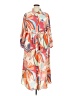 Alexis 100% Polyester Floral Graphic Multi Color Orange Casual Dress Size 2X - photo 1