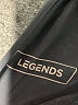 Legends Solid Black Athletic Shorts Size S - photo 3