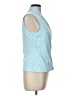 J. McLaughlin 100% Spandex Blue Sleeveless Blouse Size L - photo 4