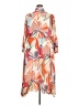 Alexis 100% Polyester Floral Graphic Multi Color Orange Casual Dress Size 2X - photo 2
